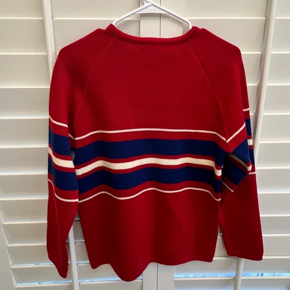 Vintage 100% Wool Ski Sweater - Picture 3 of 3
